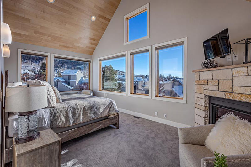 Chalet Memoire, Master Bedroom, Steamboat Springs