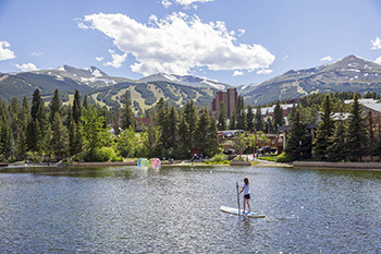 Paddleboarding in Breckenridge