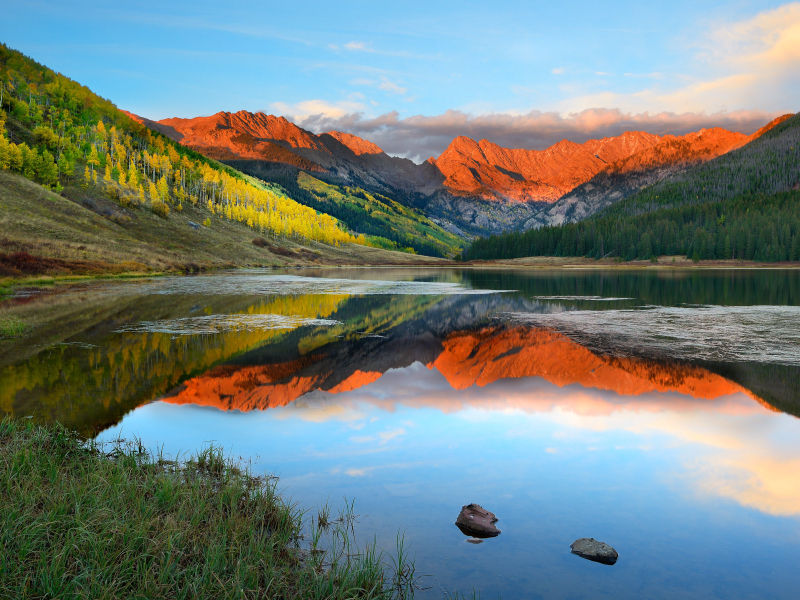 Piney Lake near Vail Colorado 