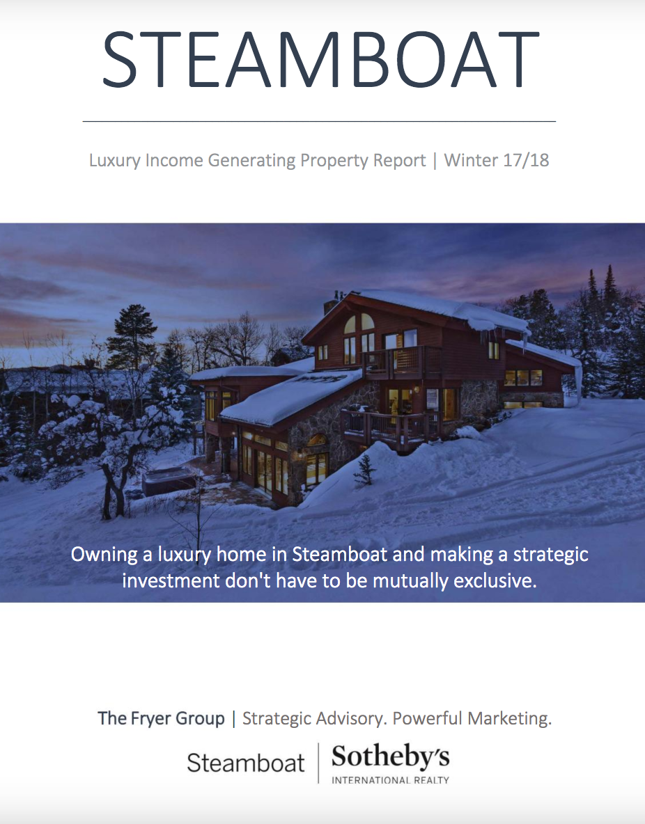 steamboat luxury income property