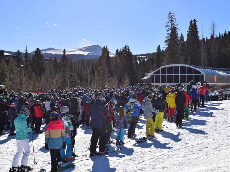 avoid ski crowds